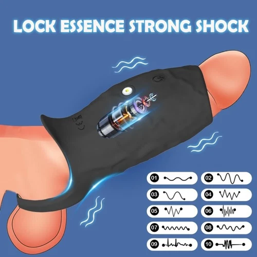Male Cock-Girth-Enlarger-Enhancer-Big Penis-Extension-Extender-Sheath-Sleeve Men - Picture 5 of 8