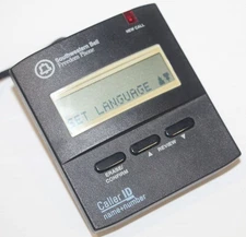 Vintage 1990s Southwestern Bell Freedom Phone Caller ID Call Box ID101 Black