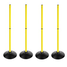 Soccer Agility Poles Set Detachable Sports Trainning Speed Pole Slalom Poles ...