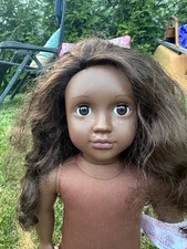 Our Generation 18  Girl Doll Brown Hair Brown Eyes Dark Skin