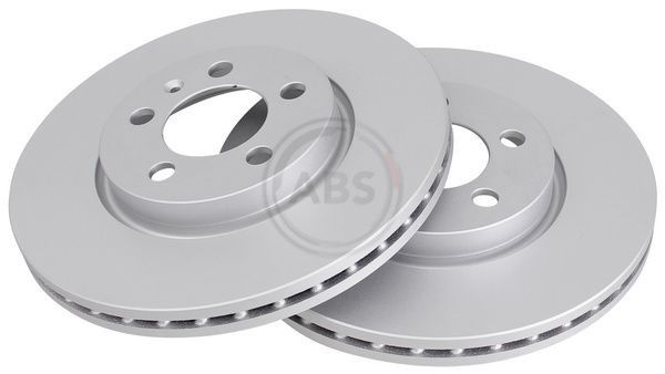 2X A.B.S. 18637 Bremsscheibe FüR Audi Seat Skoda Vw-image