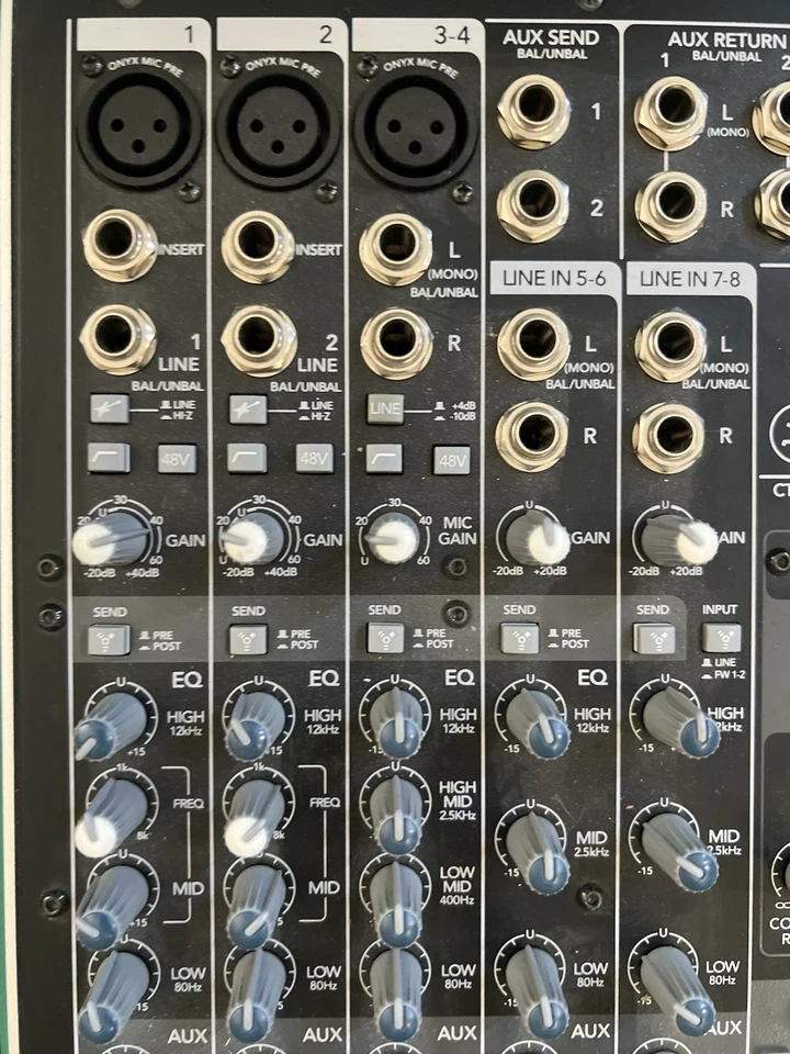 Mackie Onyx 820i Fire Wire Audio Mixer Interface, Tested and Works - Image 3 of 4