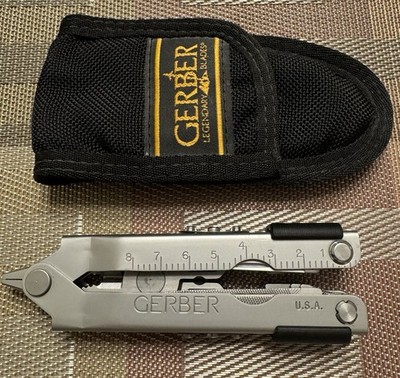 Gerber Multi Tool Pliers, Stainless Steel, Made In The USA, Excellent Condition