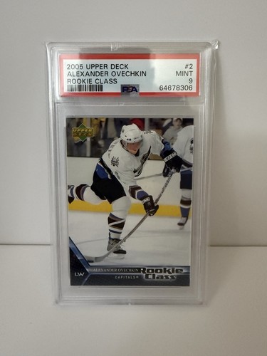 2005 UPPER DECK ROOKIE CLASS #2 ALEXANDER OVECHKIN RC ROOKIE PSA 9