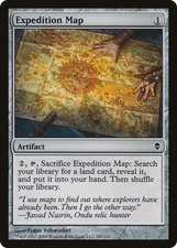 EXPEDITION MAP x1 mtg LP Zendikar 1 Common