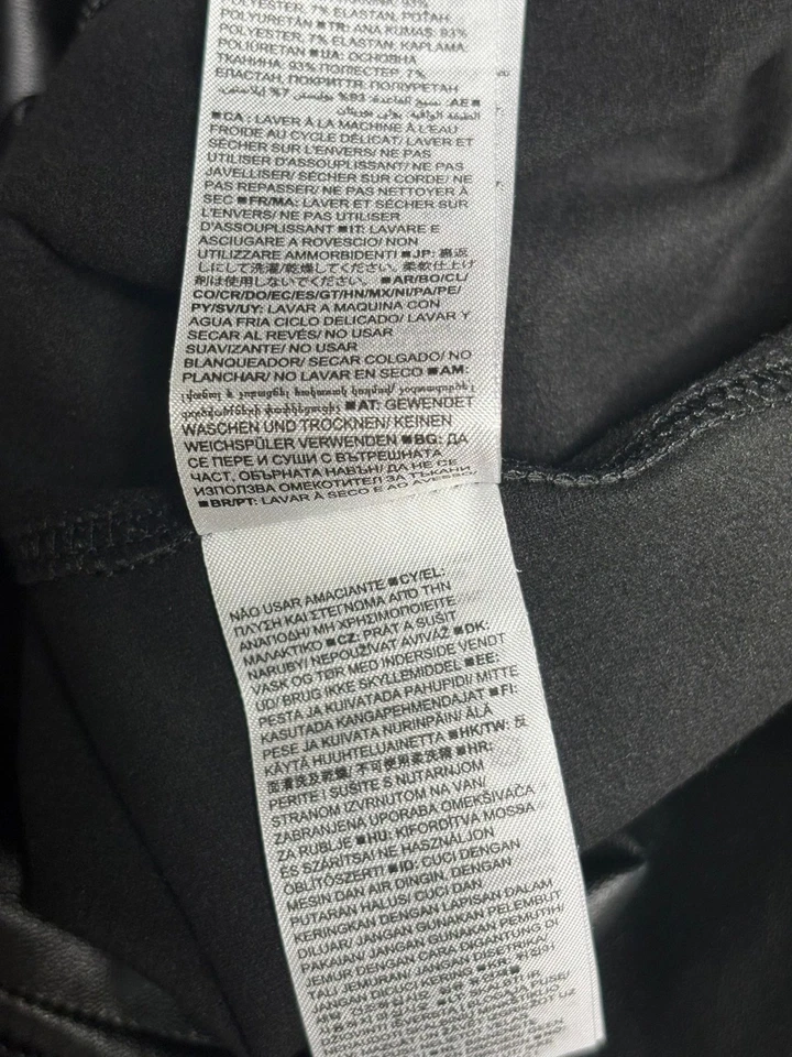 Leggings Ponte de Cuero Vegano Gap para Mujer Talla XL Negros Cintura Elástica NUEVO Foto 4 de 4