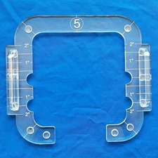 Free Motion Quilting Template Series 5 with Quilting Frame for Domestic Sewin