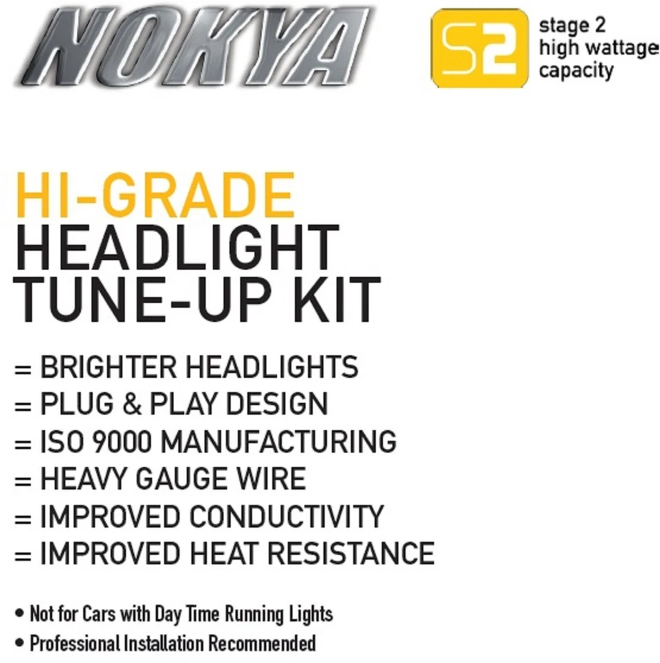 Nokya Relay Wire Nok9201 9003 H4 Head Light Adapter Replacement Harness Output - Image 3 of 4