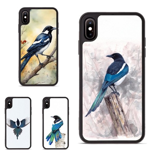For Samsung A15 A16 S23 S24 S25 Ultra FE watercolour magpie painted Funny Covers - 第 1/25 張圖片