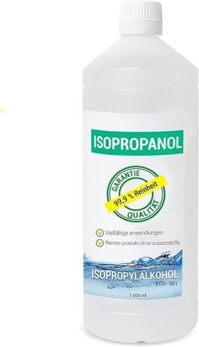 EQM SOLUCIONES QUIMICAS | ECO-301 | Isopropanol Isopropylalkohol 99.9% | 1L | Re - Bild 1 von 4