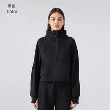 Women Zip Front Sweatshirt Jacket Activewear Hoodie Size 2-12 Small Medium Large