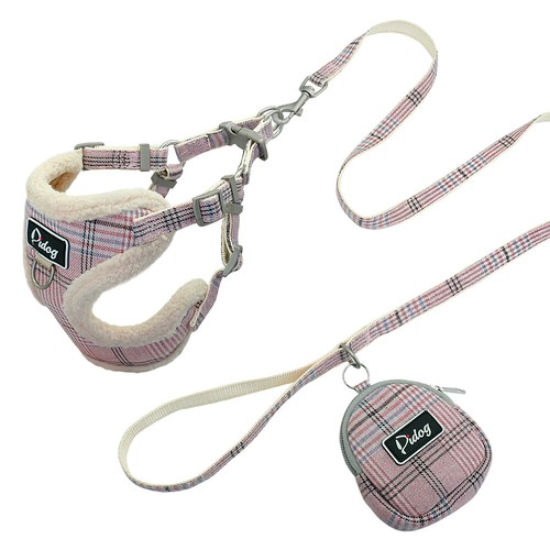 Chaleco para caminar de malla transpirable perro gato y correa con clip frontal pecho paso a paso - Imagen 17 de 23