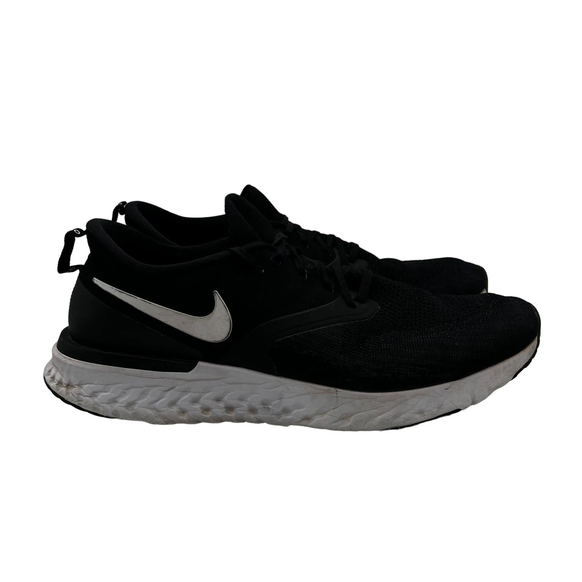 Odyssey react flyknit top 2 black mens
