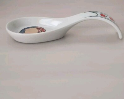 Designed For George Good By Fabrizio Vintage 1986 Pig & Apples Spoon Rest (H2)