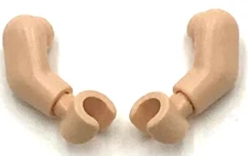 Lego New Light Flesh Nougat Pair of Hands and Flesh Arms Minifigure Pieces