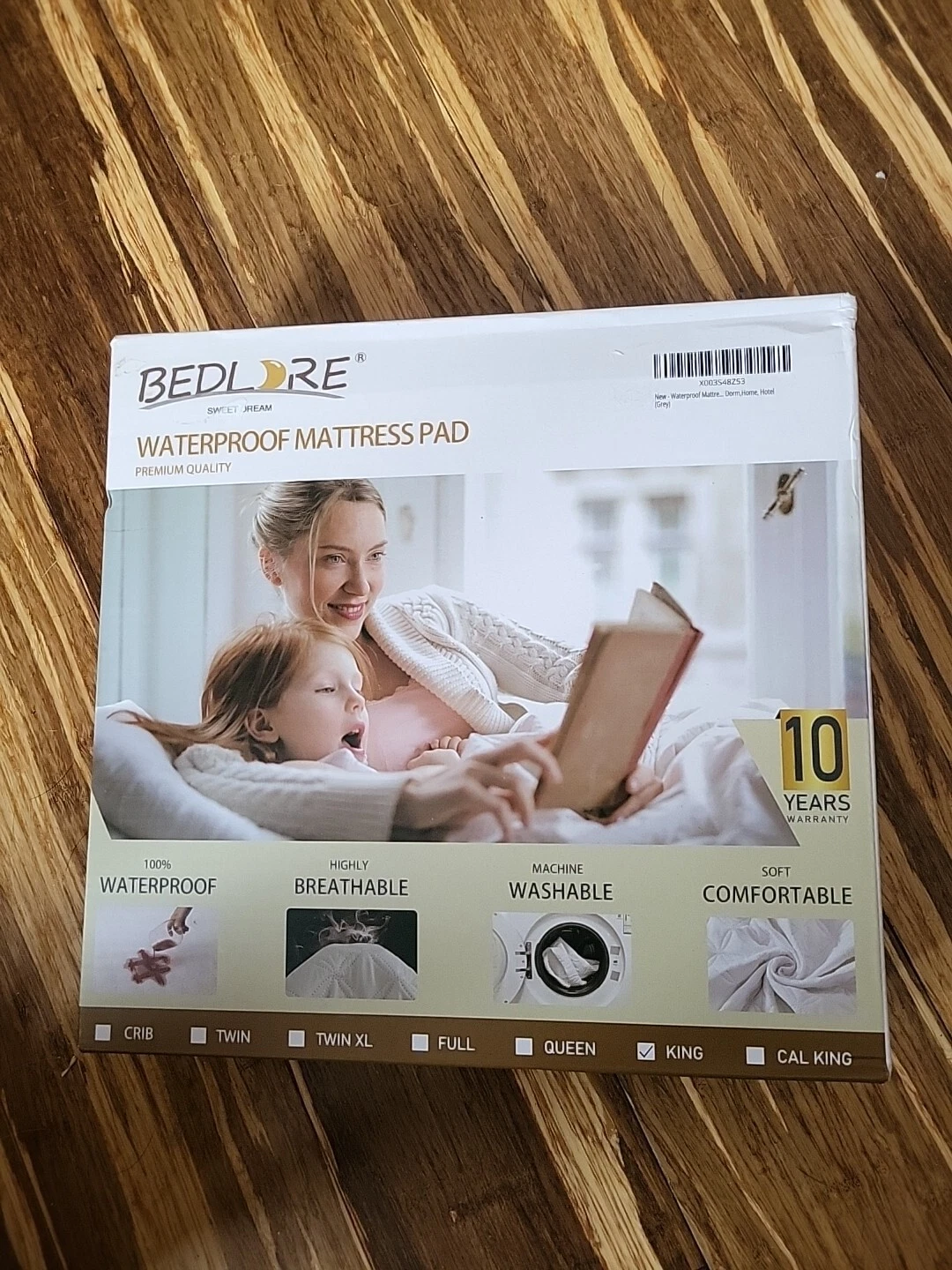 Waterproof Mattress Protector, King Size. From Bedlore