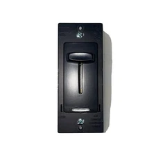 PASS & SEYMOUR Signature Legrand Single Pole Slide Dimmer Black 600W SLS6008KCC6