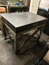 24-1/2" x 18" x 3-1/2" Thick Black Granite Layout Measurement Surface Plate