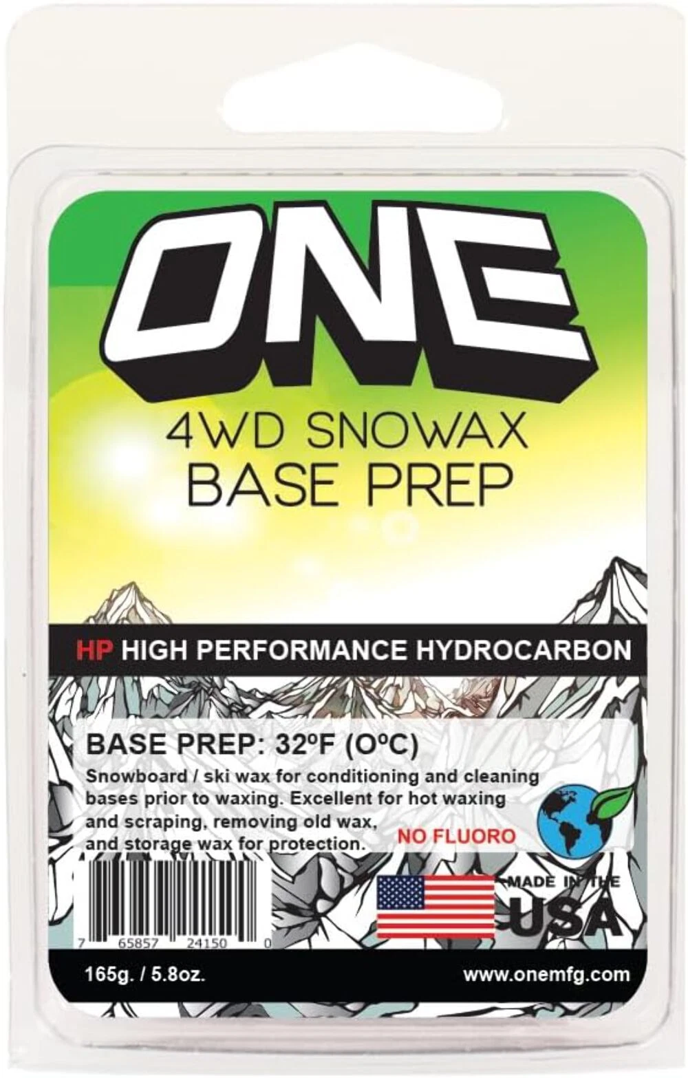 One Ball Base Prep Snowboard Wax - Thumbnail 2