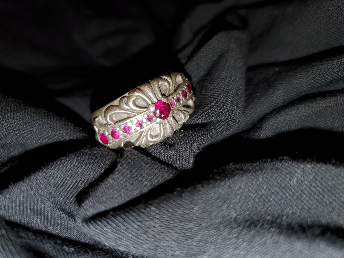 chrome hearts ruby ring | eBay