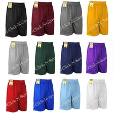 MENS ATHLETIC JERSEY 2 POCKET MESH SHORTS GYM WORKOUT BASKETBALL FITNESS S~5XL