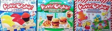 Kracie Popin Cookin-Gummy Land, Tanoshii Sushi & Hamburger (3 pk) Japanese Candy