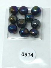 MEGA Marbles, 10 Meteor Mega Marbles , Pre 2000. CM99-0914 