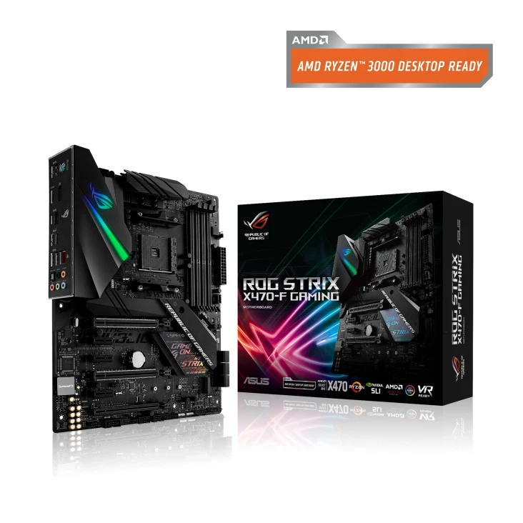 ASUS Republic of Gamers Strix X470-F Gaming AM4 ATX Motherboard