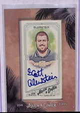 2018 Topps Allen & Ginter Mini Framed Autographs Scott Blumstein Auto #MA-SB