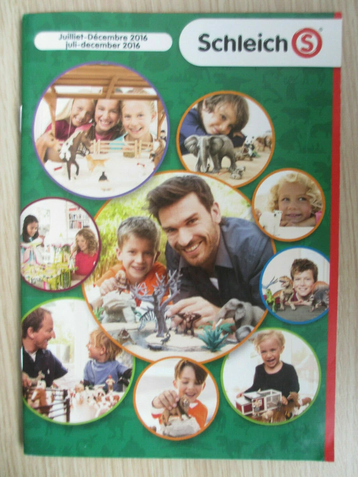 CATALOGUE FIGURINES SCHLEICH JUILLET DECEMBRE 2016 ANIMAUX DINOSAURES SCHTROUMPF - Photo 1/1