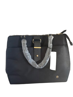 Wenger Ana Laptop Tote 16 , Black Nylon Style Computer Bag