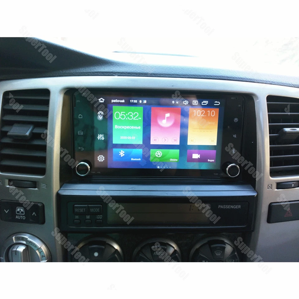 4+64G GPS Navi Carplay Car Stereo Radio Head Unit For 2003-2009 Toyota 4-Runner - Изображение 2 из 4