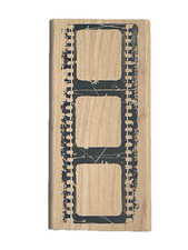 Stampers Anonymous - Tim Holtz Wood Mounted Rubber Stamp - Negative strip