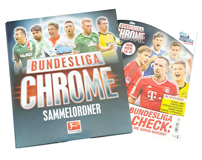 Topps Bundesliga Chrome 2013/14 komplett inkl. Sammelordner & LE !