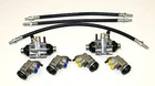 CAR SET OF BRAKE WHEEL CYLINDERS + HOSES FOR THE AUSTIN A40 SOMERSET 195 1-1955