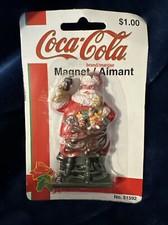 Coca-Cola Vintage Coke For Santa Fridge Magnet Christmas 1996 Coke No. 51592