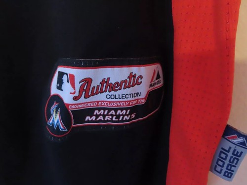 2 TWO Miami Marlins Jerseys XL MLB Baseball Jersey 1 Pullover and 1 Button-Down - Picture 5 of 11