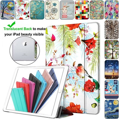 iPad Pro 11 1st 2nd 10.5 9.7 10.9 12.9 Generation Case Smart Cover Bird & Flwr