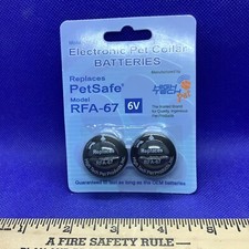 High Tech Pet 6V Electronic Pet Collar Batteries pkg. of 2 S14