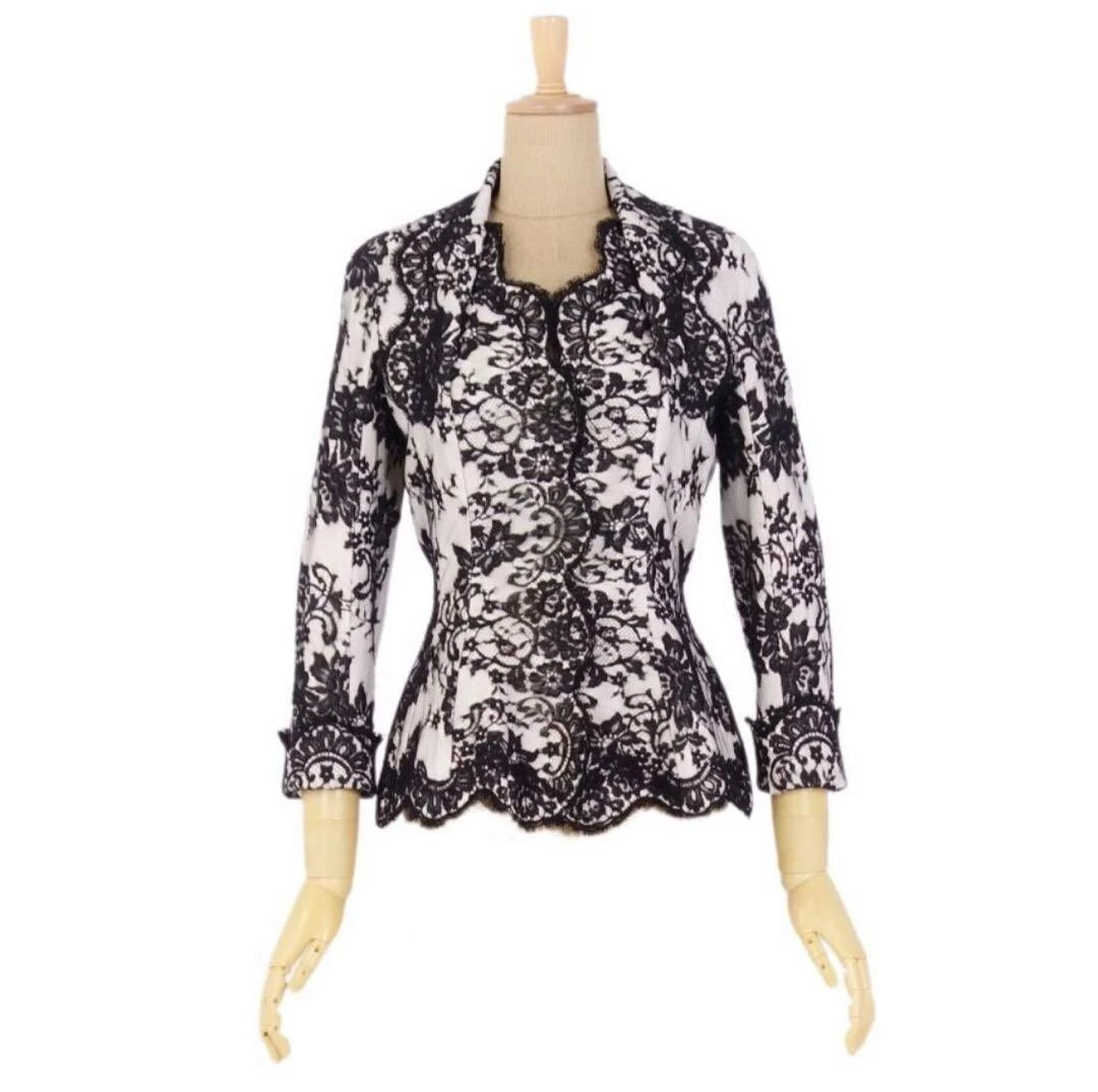 Giacca Christian Dior vintage cotone nylon taglia 36 US 4 fondo di magazzino non usata