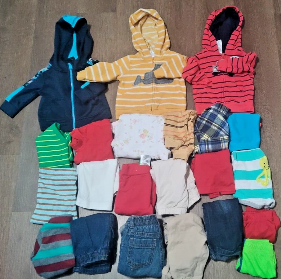 HUGE Lot Bundle of Baby Boys Clothes FALL/WINTER 20 Pieces Size 0-3month
