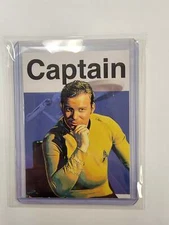 Captain Kirk Artist Signed Show Art Card 1/10