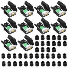 10PCS DB9 Solderless RS232 Serial to 9 pin Terminal Male Breakout