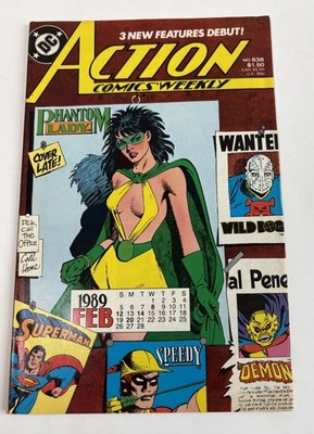Action Comics Weekly #636 (DC Comics January 24, 1989). 3 New Features Debut!