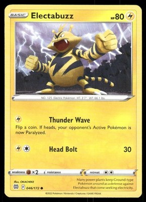 Pokémon TCG Pokémon Electabuzz Electabuzz Common Regular