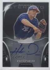 2013 Bowman Sterling Prospect Auto Hunter Dozier #BSAP-HD Auto 1b8