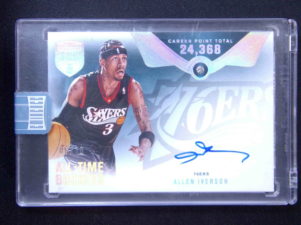 Panini Allen Iverson Basketball Serial Numbered Sports Trading