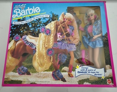1991 Vintage All American Barbie Star Stepper Horse NRFB #3712