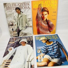 Filatura di Crosa Knitting Pattern Magazines Booklets Lot Of 4 Vintage