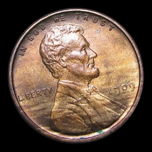 1909 VDB Lincoln Cent Wheat Penny ---- Gem BU Coin ---- #KK571